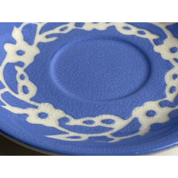 Vintage Cameoware Harker Pottery USA Demi Cup and Saucer c-3.5”x 2” s-5”t - Picture 9 of 13